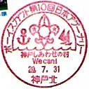 第１０回ボーイスカウト日本アグーナリー２００８の小型印